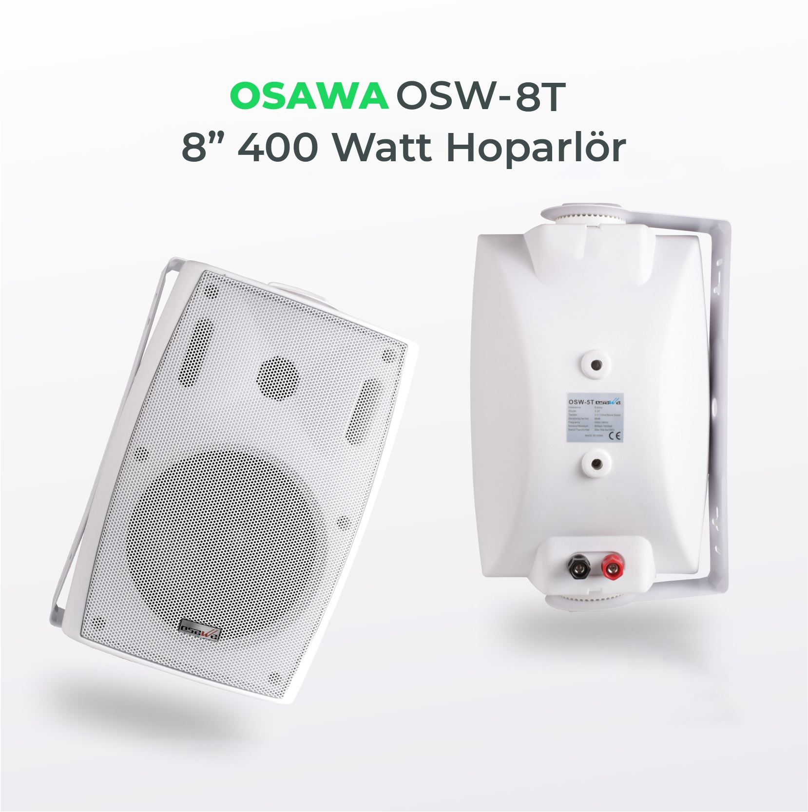 OSAWA OSW–8T 8 inç 400W Sütun Hoparlör 
