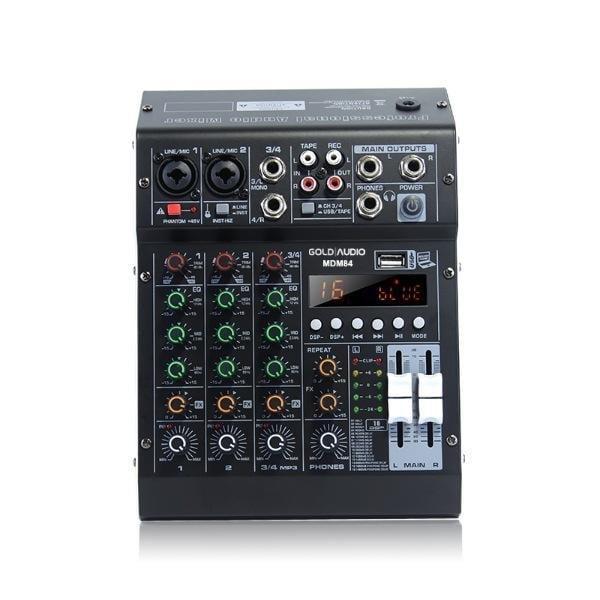 Gold Audio MDM 84 4 Kanal Deck Mikser