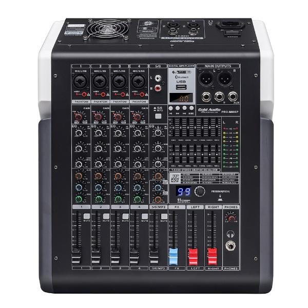 Gold Audio M-806P 6 Kanal Power Mikser