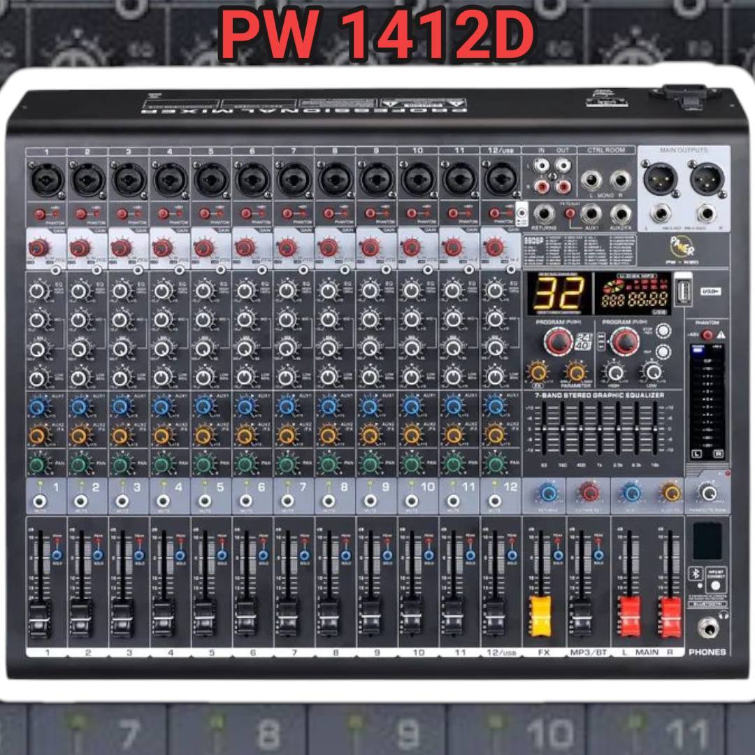 PAWER 1412D 12 KANAL DECK MİKSER