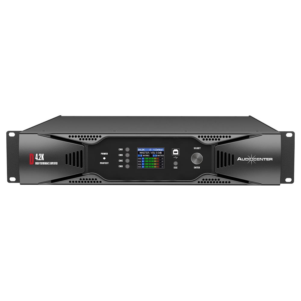 Audiocenter D4.2K 4x500W Dsp’li Amplifikatör