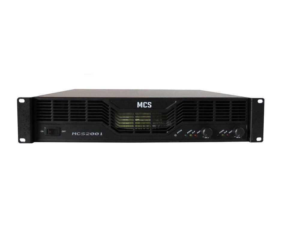 MCS 2001 2 X 1000 Watt RMS Power Amplifikatör (2U)