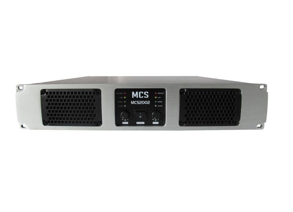 MCS 2002 2 x 1500 Watt / 2 Ohm Power Amplifikatör (2U)