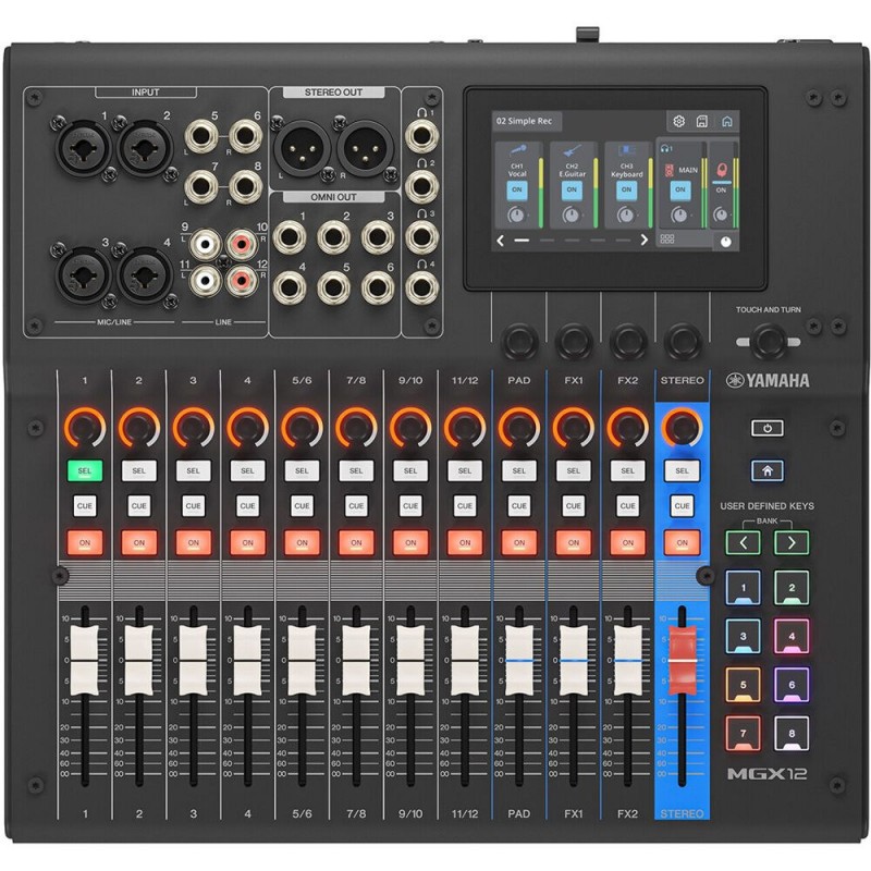 YAMAHA MGX12 DİGİTAL MİKSER