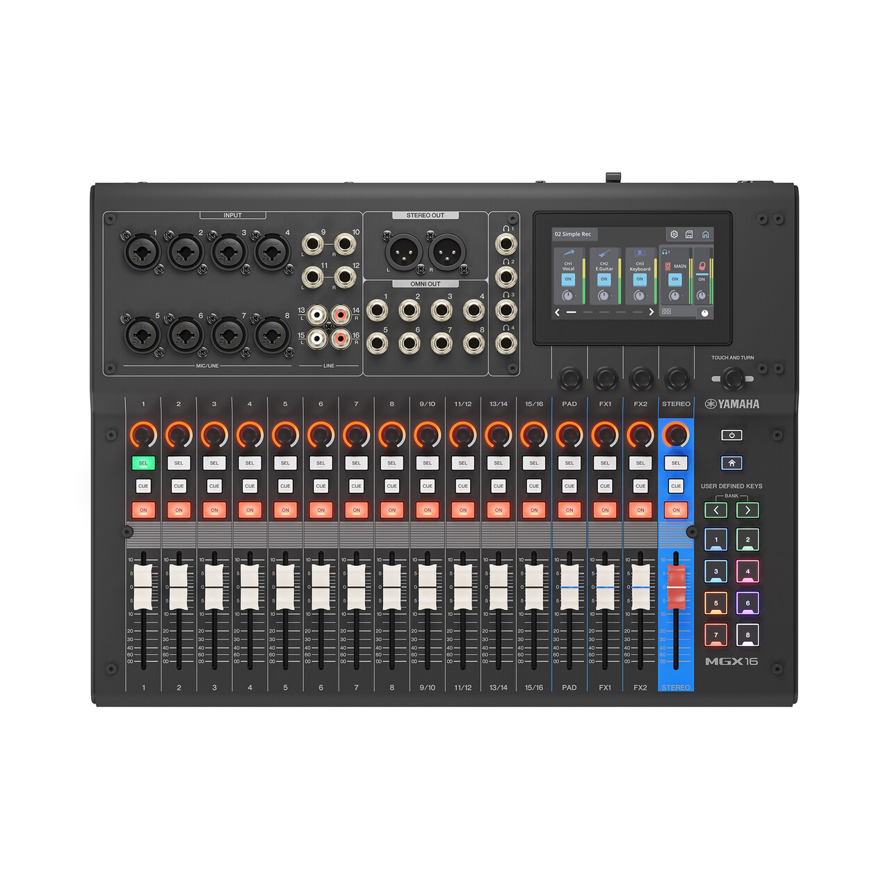YAMAHA MGX16 DİGİTAL MİKSER