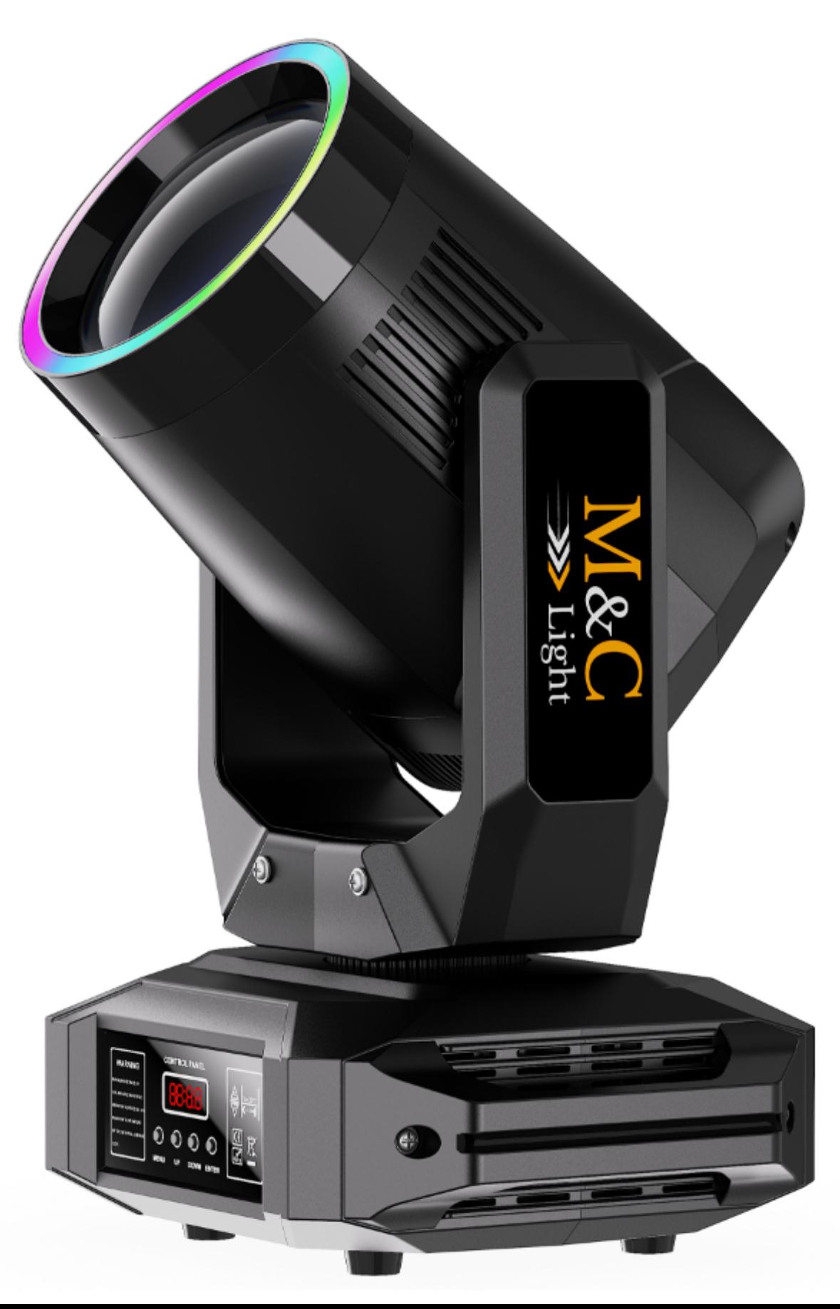 M&C  200 LED X8500 200 WATT GOBOLU MİNİ BEAM