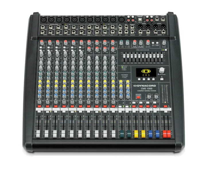 Dynacord CMS1000-3 10 Kanal 6 Aux Ekolayzerli Efektli Analog Mikser