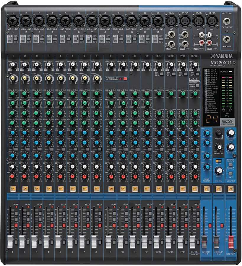 Yamaha MG20XU 20 Kanal Analog Mikser