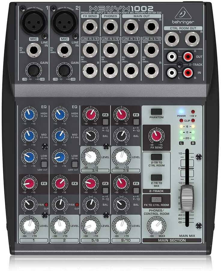 Behringer XENYX 1002 10 Kanal Analog Mikser