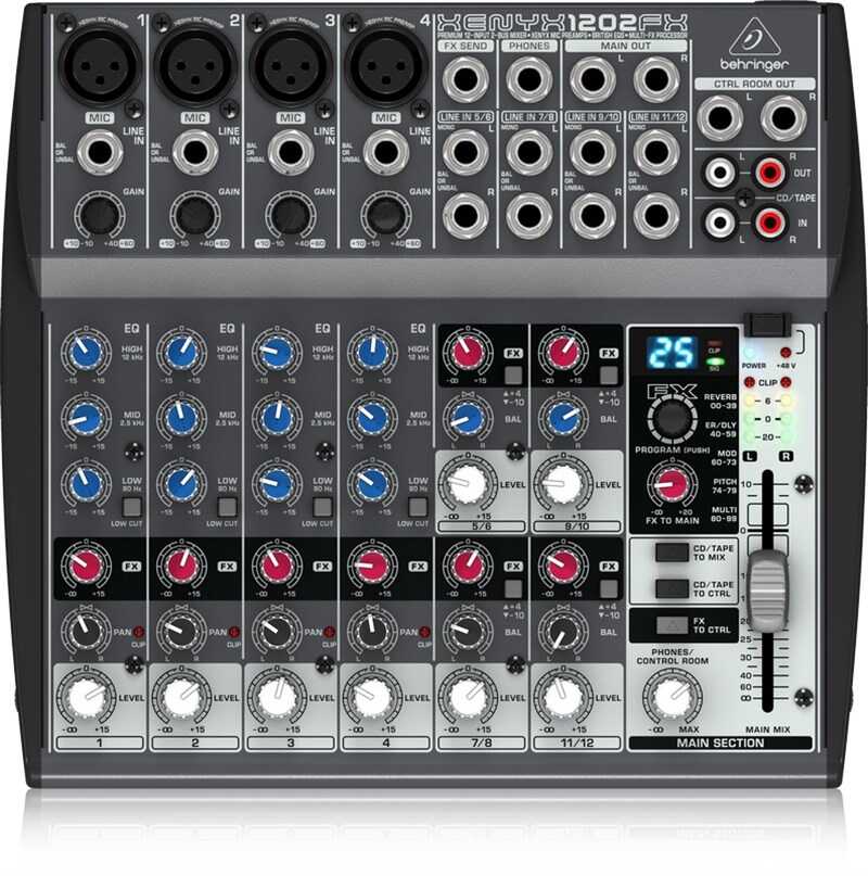 Behringer XENYX 1202FX 12 Kanal Efektli Analog Mikser