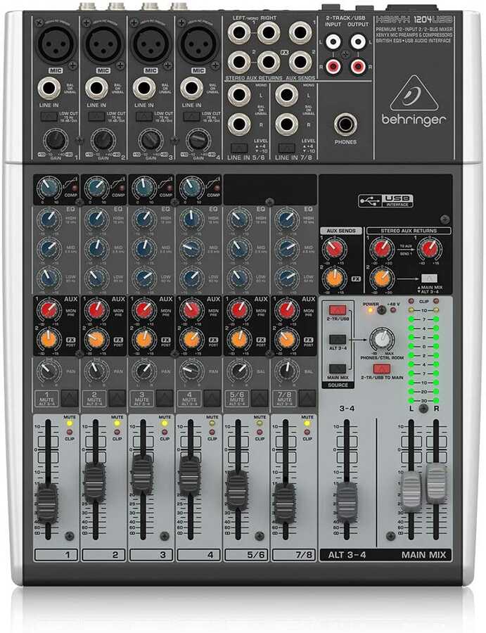 Behringer 1204USB 12 Kanal Analog Mikser