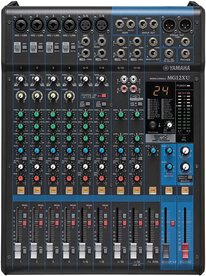 Yamaha MG12XU 12 Kanal Analog Mikser